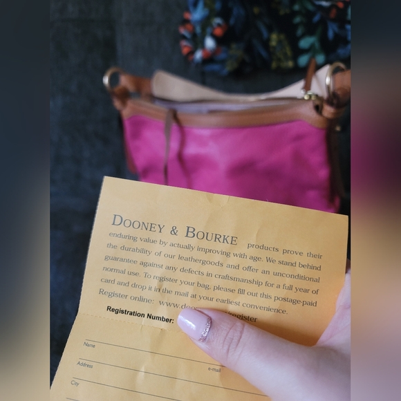 Dooney & Bourke Y2K Pebbled Leather Shoulder Bag - Picture 7 of 16